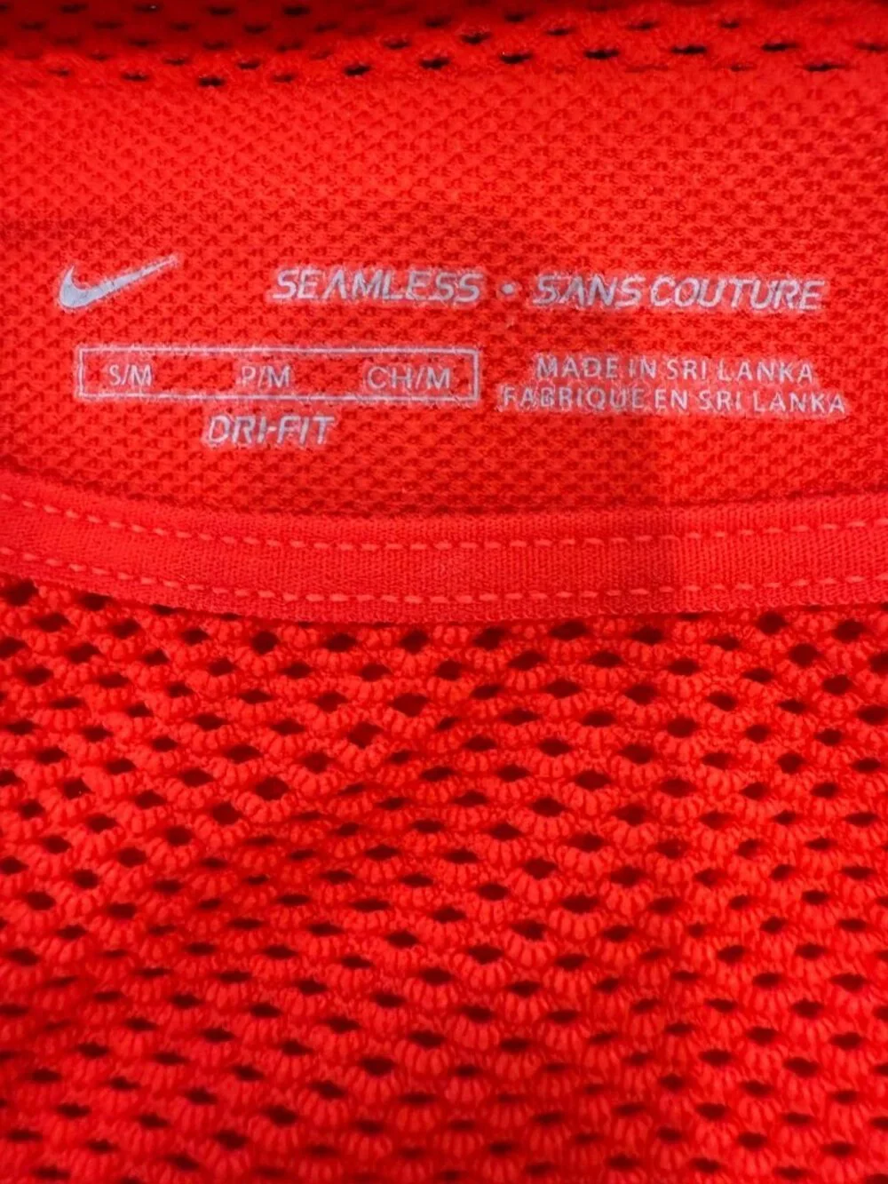 Nike perforated dri